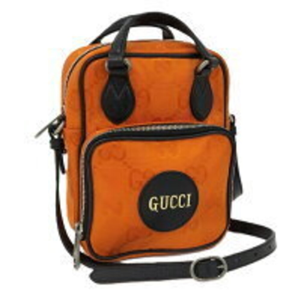 GUCCI Off the Grid Shoulder Bag Canvas Orange